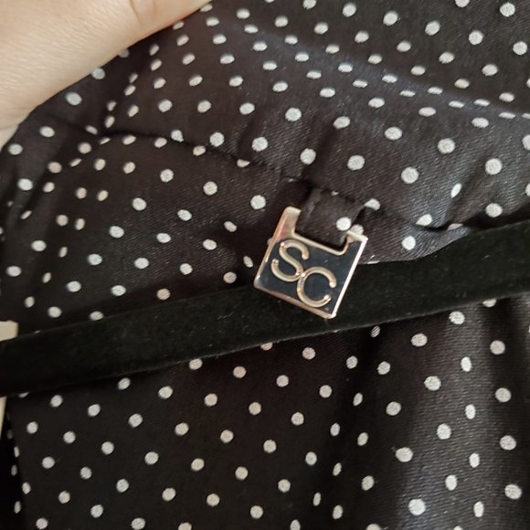 S.C. & Co. Polka Dot Tummy Control Pull-On Capris Size 10 - Picture 4 of 8